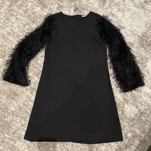 In City girls black dress, 13-y